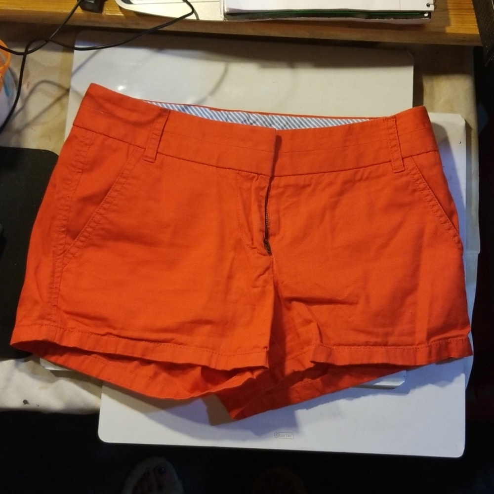 J. Crew Broken-In Chino Shorts Tomato Red